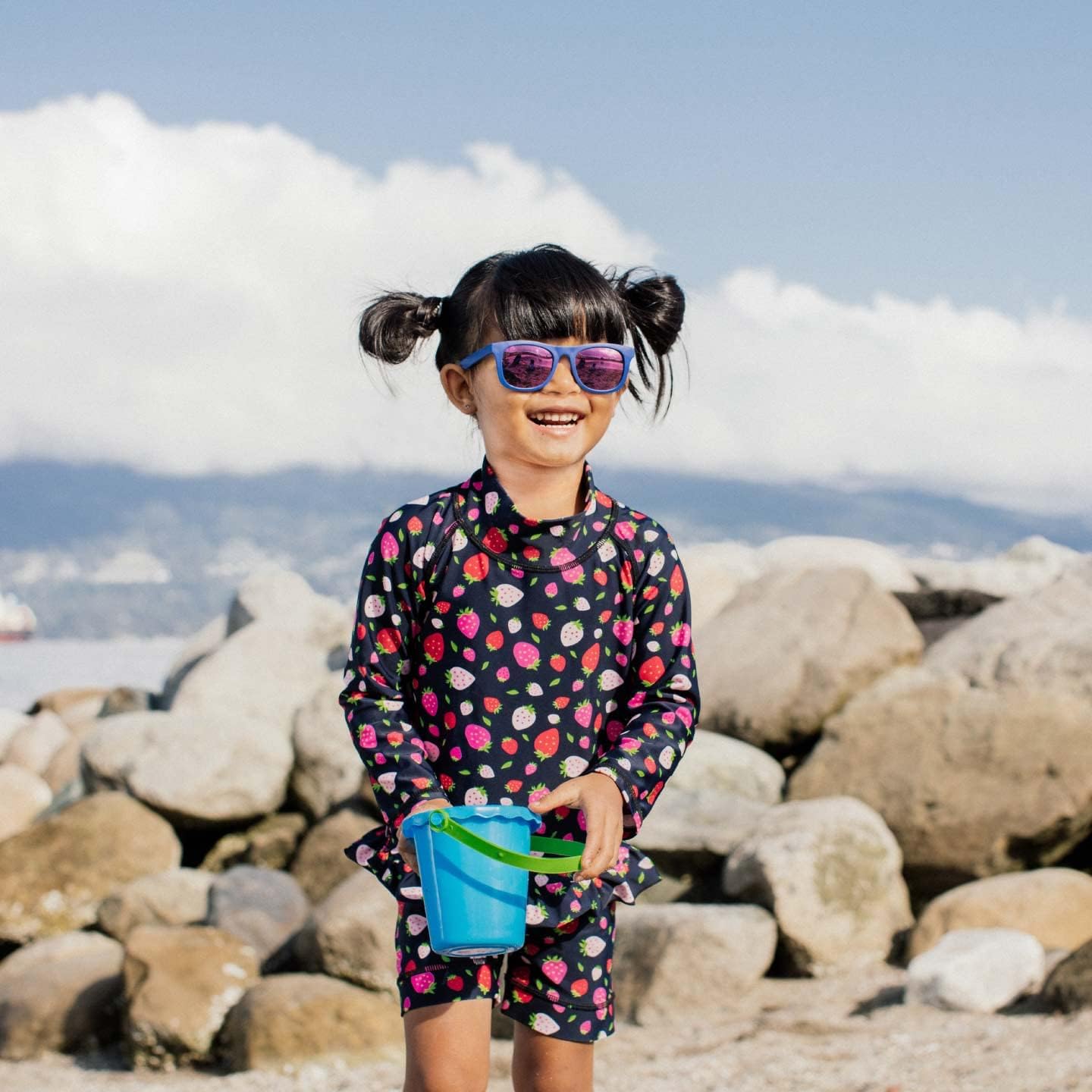 JAN & JUL Long Sleeve 2-pc UV Swim-Suit Set with Shorts (Baby, Toddler, Kids)
