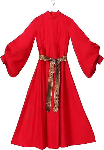 Miniatura 6 de Women's Red Princess Bride Buttercup Halloween Costume Adult Renaissance Red Gown Cosplay
