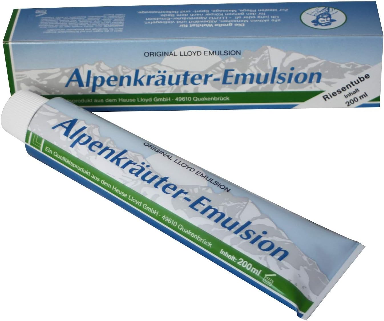 200ml LLOYD Alpenkräuter-Emulsion, Wellness, Sport, Massage, Körpermassage, Massagecreme, Creme