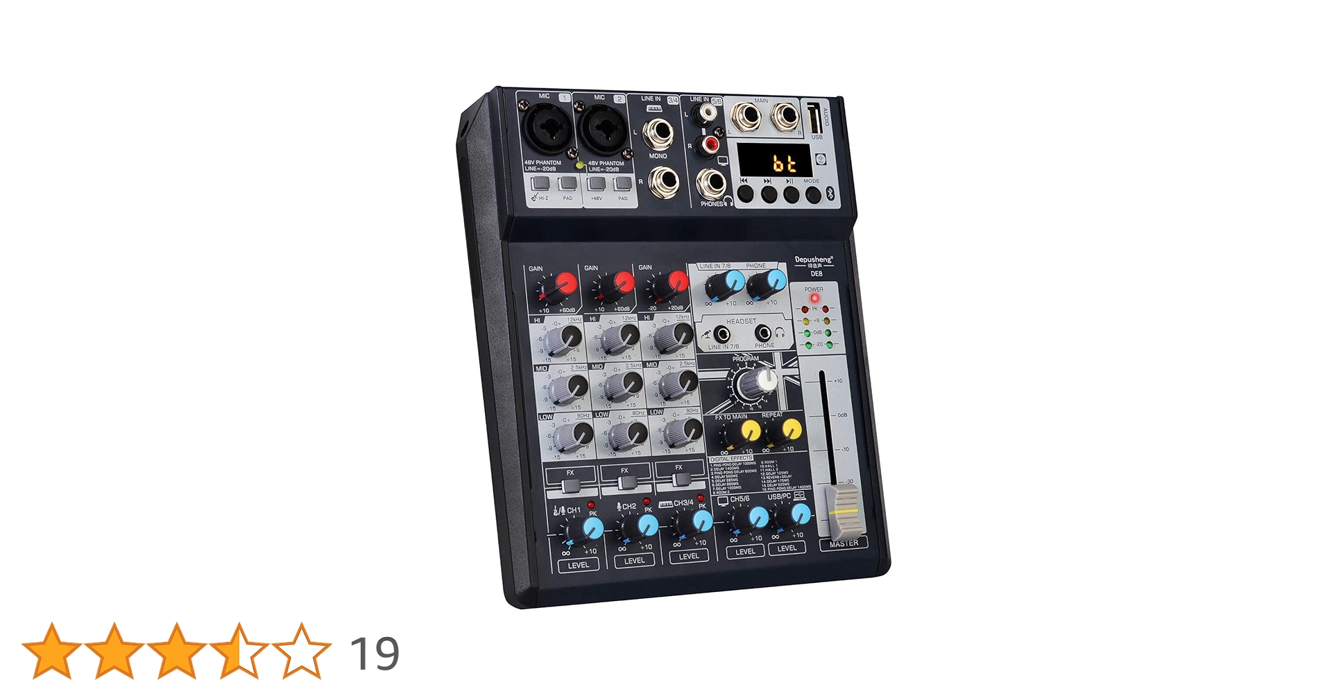 Bomaite B8 ミキサー Amazon | Bomaite BE8オーディオミキサー8チャンネル