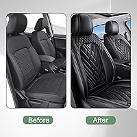 Vista 26 de Fundas de asiento de automóvil para Lexus is 2002-2024, cojín de asiento de automóvil de alta calidad, protectores de asiento impermeables