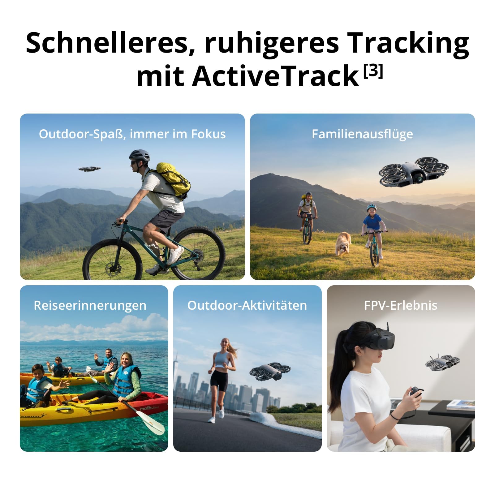 DJI Neo 2 Motion Fly More Combo Bundle mit Zubehör, 4K Drohne für Einsteiger mit RC Motion 3 und Goggles N3, Stabile Übertragung mit Digitalem Sendeempfänger, FPV-Flug, 3 Akkus (Ladestecker)