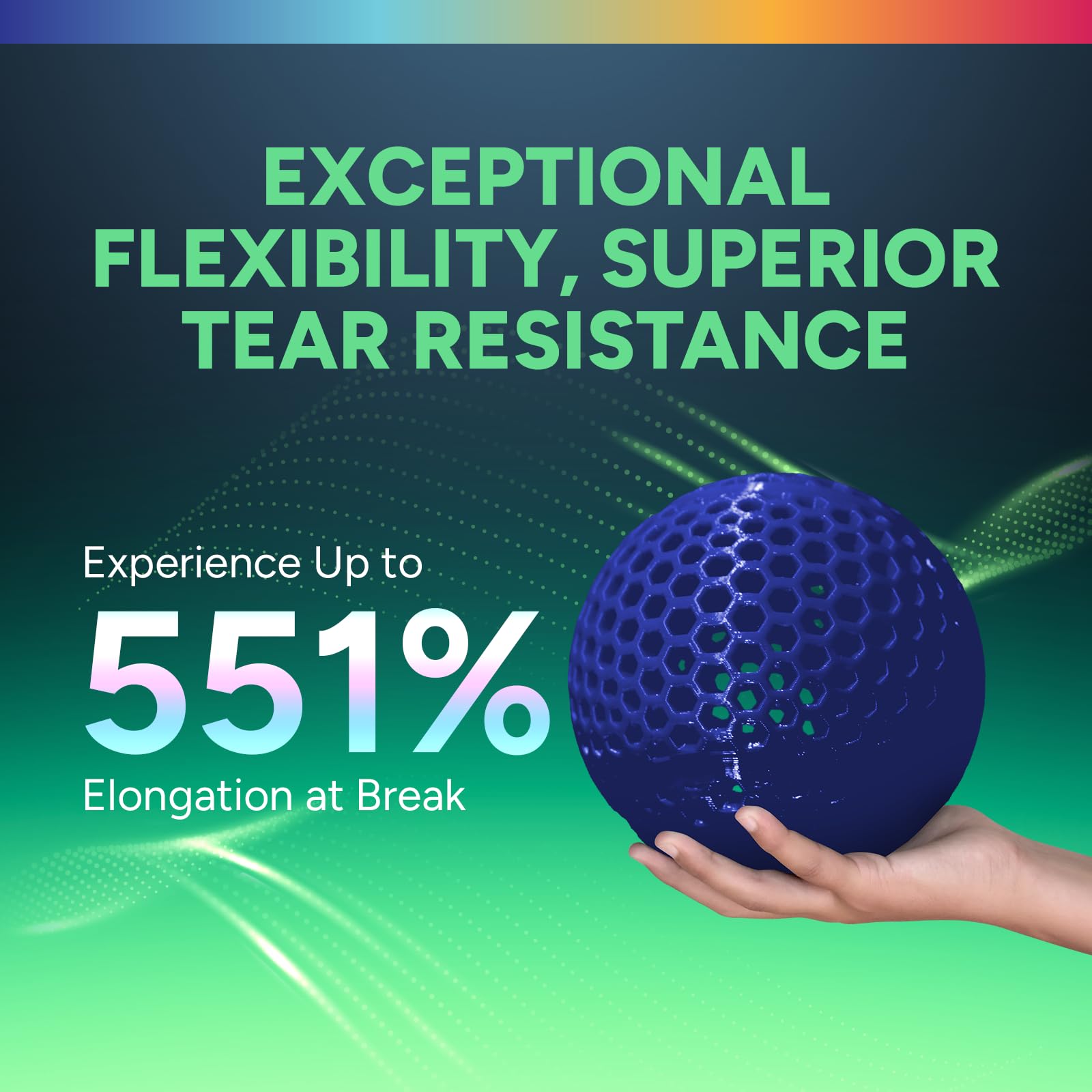 OVERTURE Filamento TPU 1kg Blu, 1.75mm Flessibile TPU Filamento per Stampante 3D, Elevata Liquidità, Precisione Dimensionale +/- 0.02 mm, per Stampante 3D (Blu)