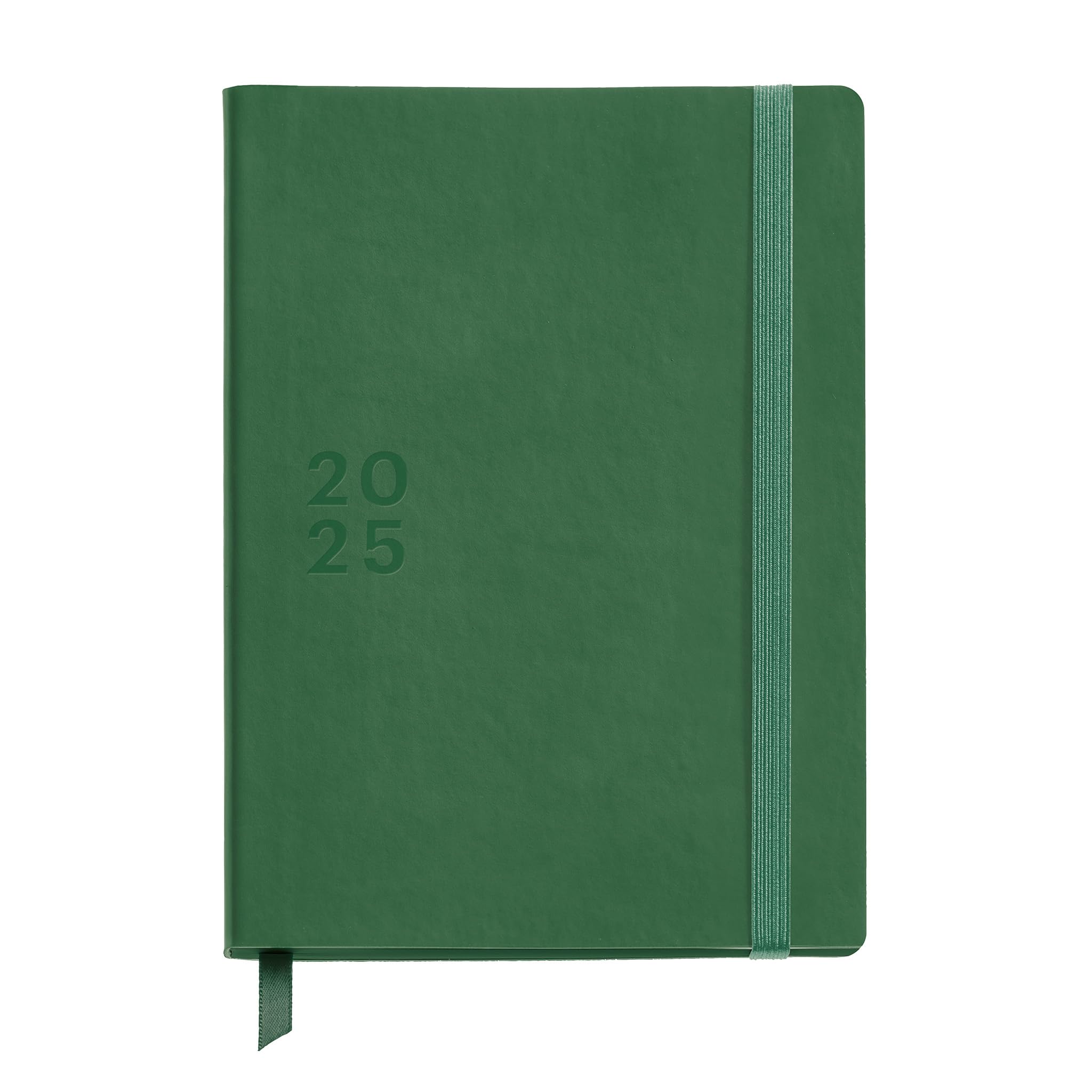 Miquelrius, 2025 Diary, Size 155 x 213 mm, Day Page Diary, Stitched Leather Cover, Sustainable Paper 100 g/m²