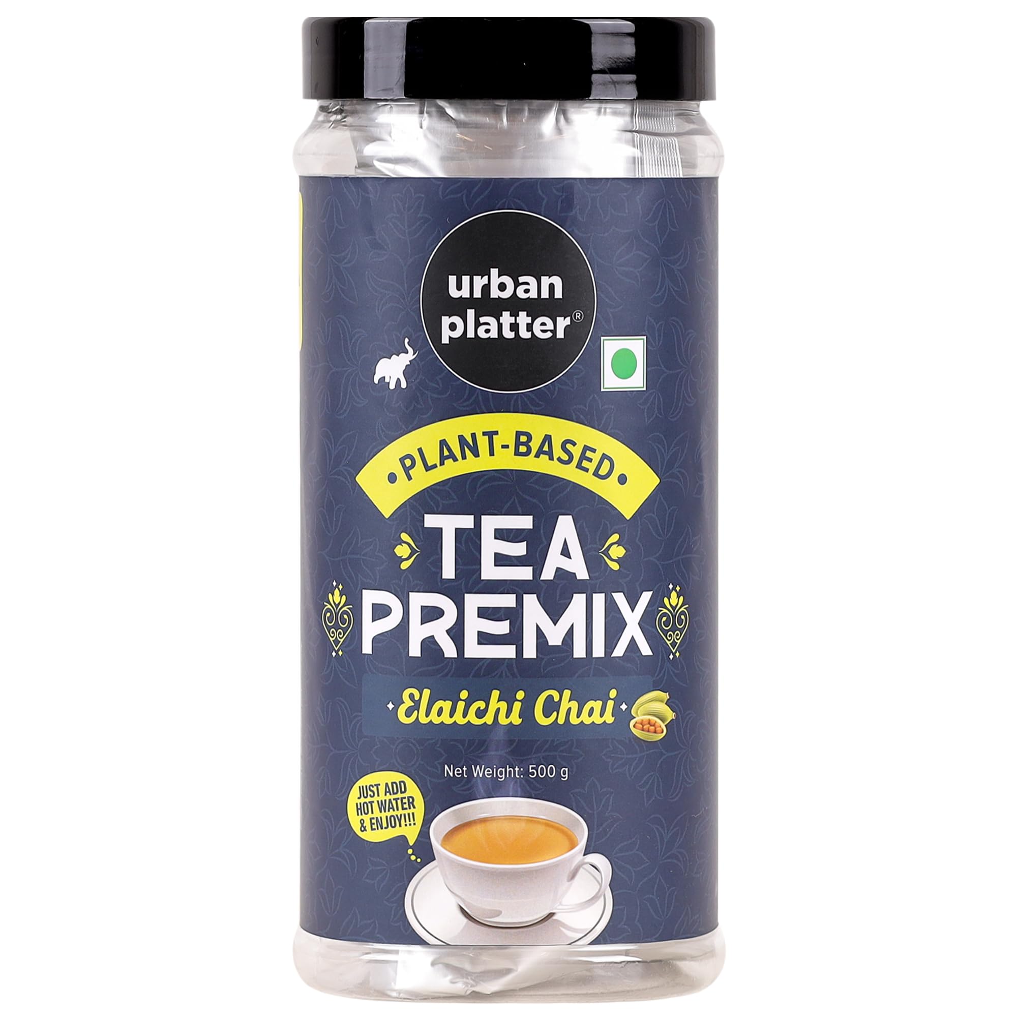 Urban Platter Vegan Tea Premix, Elaichi Chai, 500g / 18oz [Just Add Water, Cardamom Tea, Dairy-Free Instant Tea] (B07S3NZB4V) Amazon Price History, Amazon Price Tracker