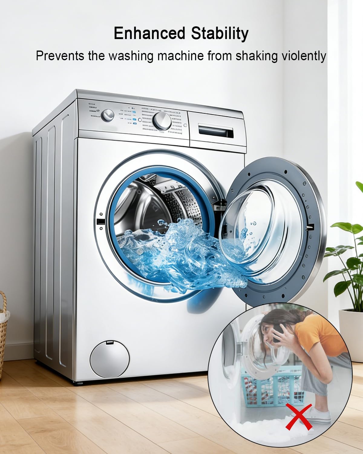 Washer Damper Shock Absorbers Compatible with Samsung Washer Models | Replace DC66-00470D 4959027 AP6884239 PS12720639 EAP12720639 PD00068145, 4Pcs