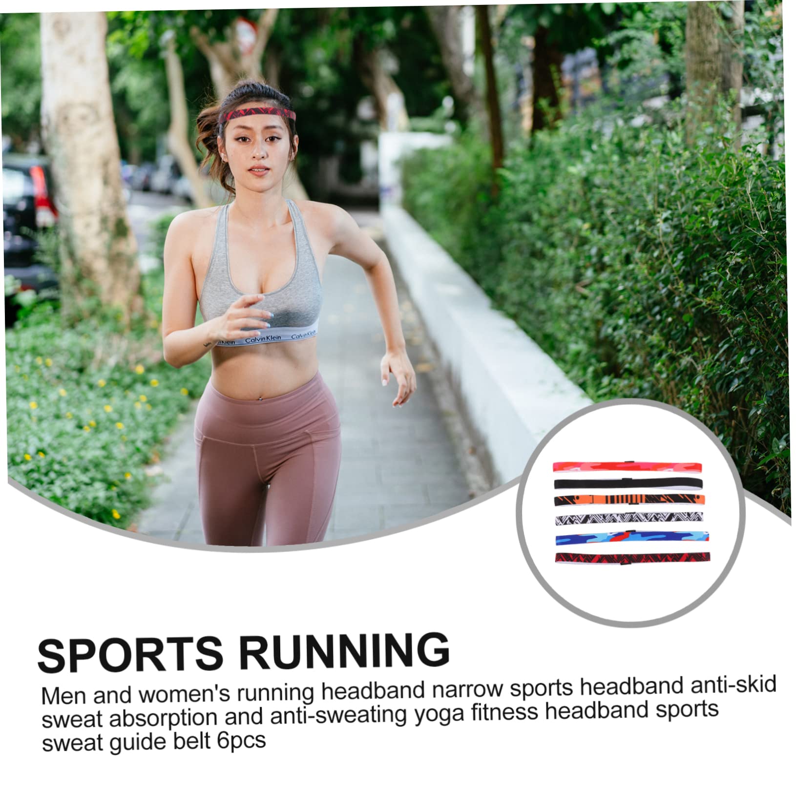 Kisangel 42 Piezas Banda Deportiva para El Sudor Diademas para Hombres Diademas Absorbentes De Sudor Diadema De Yoga Diadema Delgada Diadema para Correr Banda para El Cabello para Correr