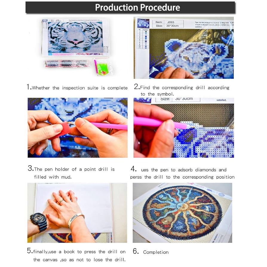 ダイヤモンドペインティングキット ダイヤモンドアート Amazon | BHLFRH ダイヤモンドペインティングキット – 5D