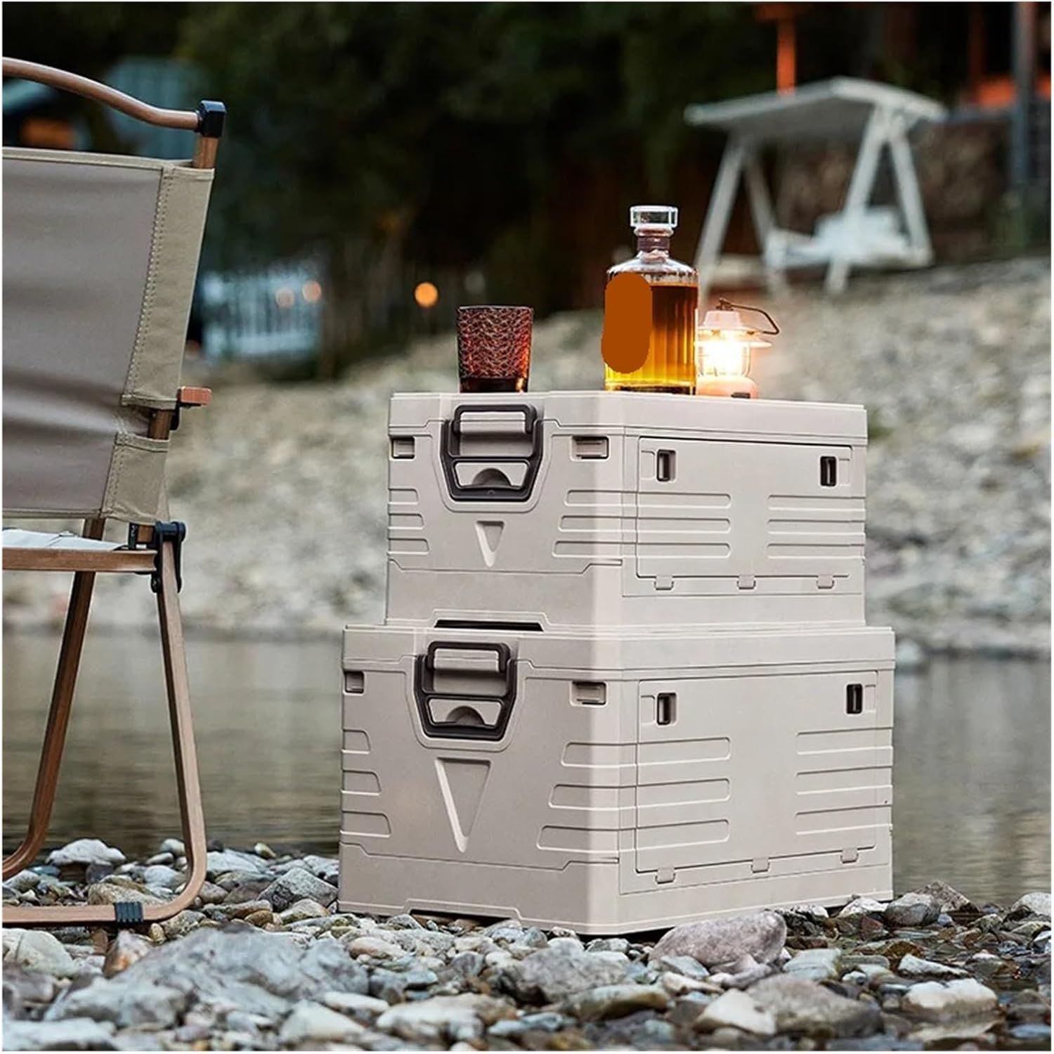 Outdoor Camping Storage Foldable Car Bin Large Capacity