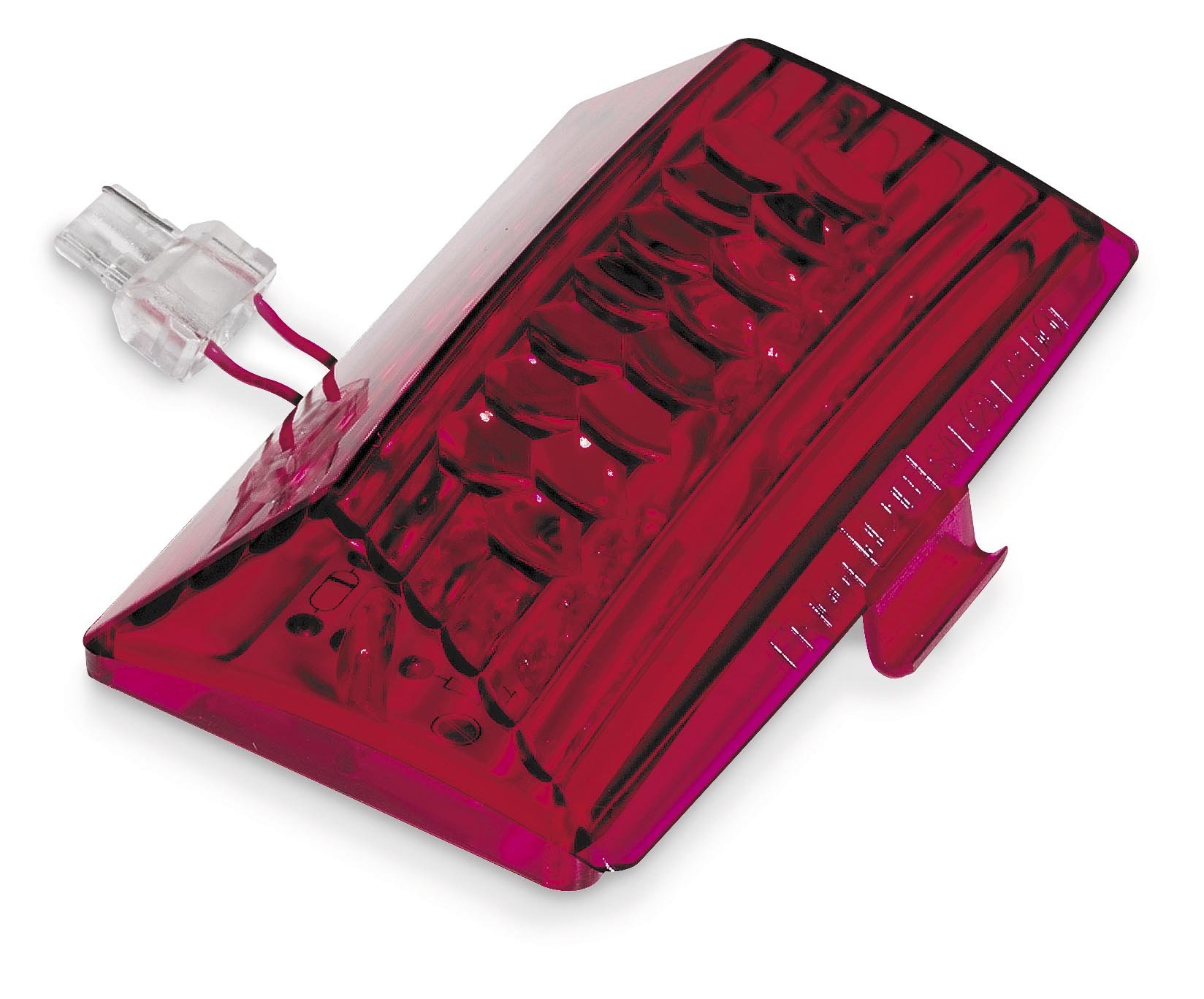 Adjure FT1001 Red Rear LED Replacement Motorcycle Fender Tip Light for Harley Davidson FL