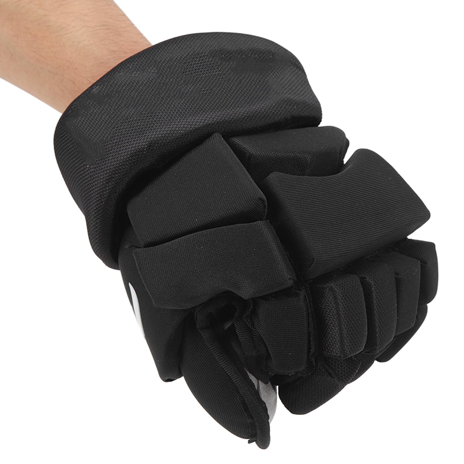 Lot de 2 gants de protection pour joueur de hockey avec rembourrage supplémentaire pour hockey sur glace et rouleau en nylon