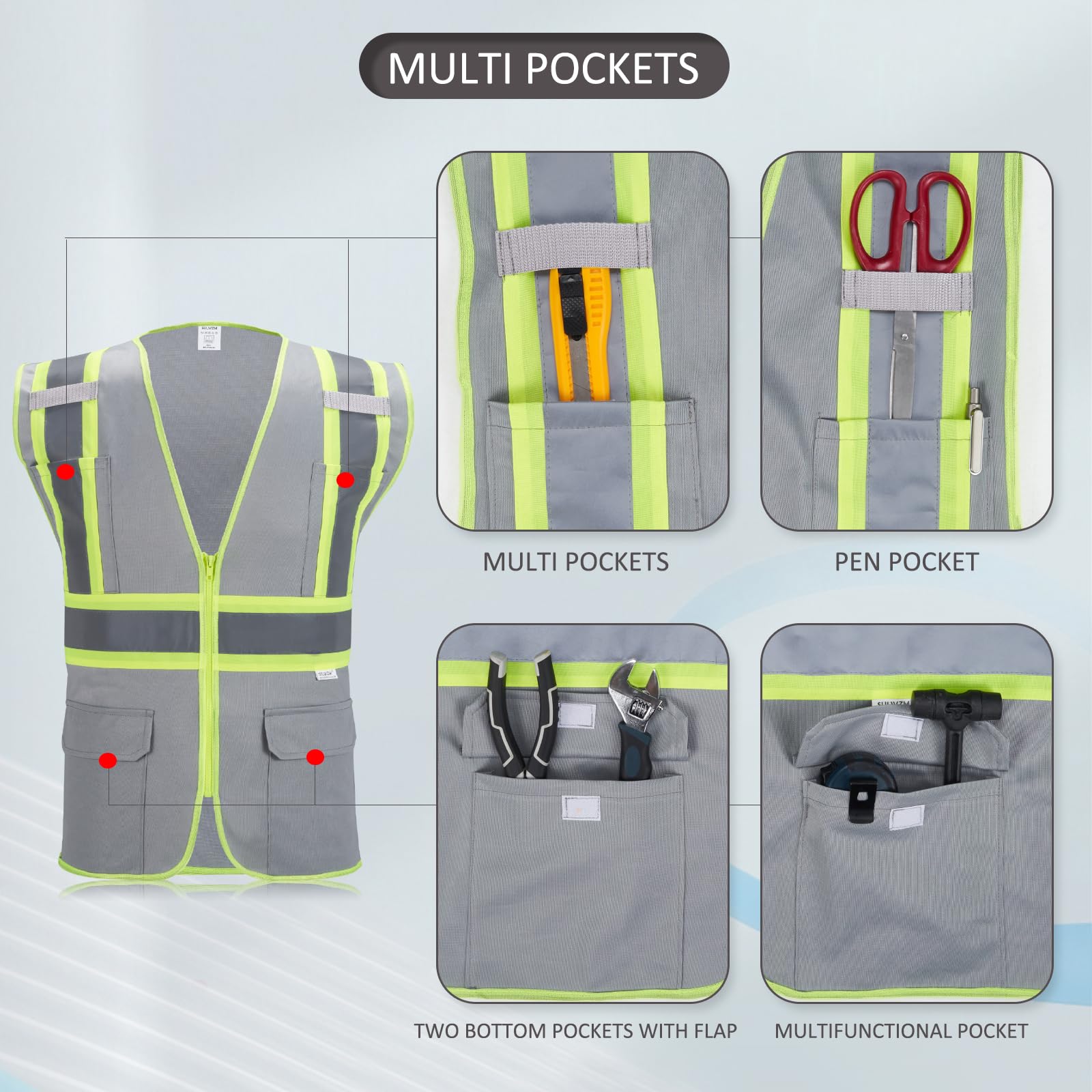 Meanswhile｜Crisp Luggage Vest / Grey Crisp Luggage Vest / Grey | meanswhile