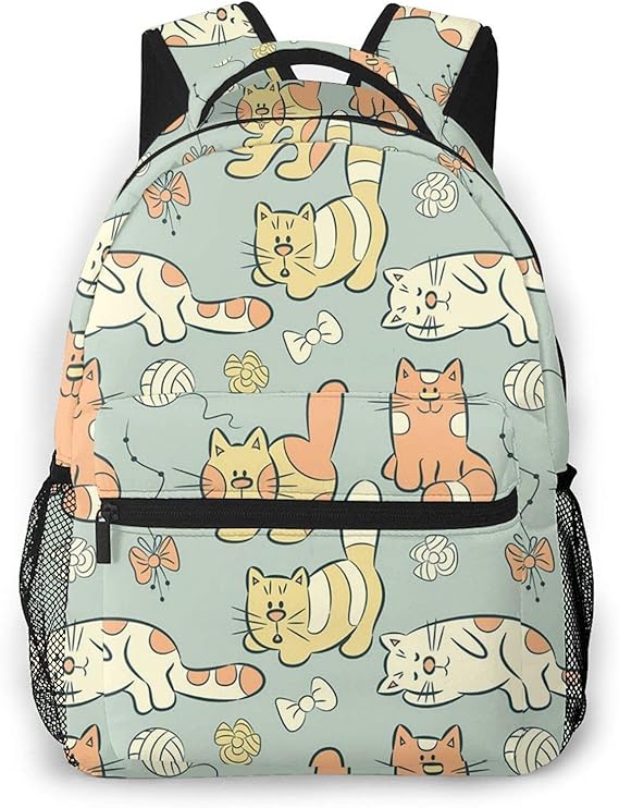 Amazon Co Jp リュック メンズ 大容量 かわいい 猫 ボール遊び レディース Pcリュック ビジネスリュック リュックサック バックパック 耐衝撃 通勤 通学 旅行 ラップトップ アウトドア カジュアル 人気 多ポケッ 多機能 おしゃれ プリント シューズ バッグ