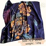Clysoru Écharpe satinée pour femmes écharpes de cheveux léger en châle soyeux 70.8" x 35.4" | Léger, Silky, Châle