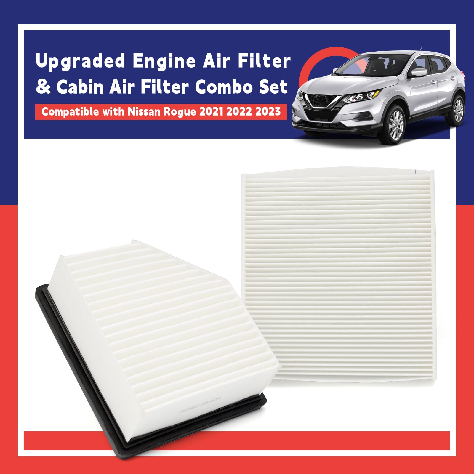 Filtro Aria Per Rogue 2021-2024 Filtro Dell'aria Motore Premium - Foto 4