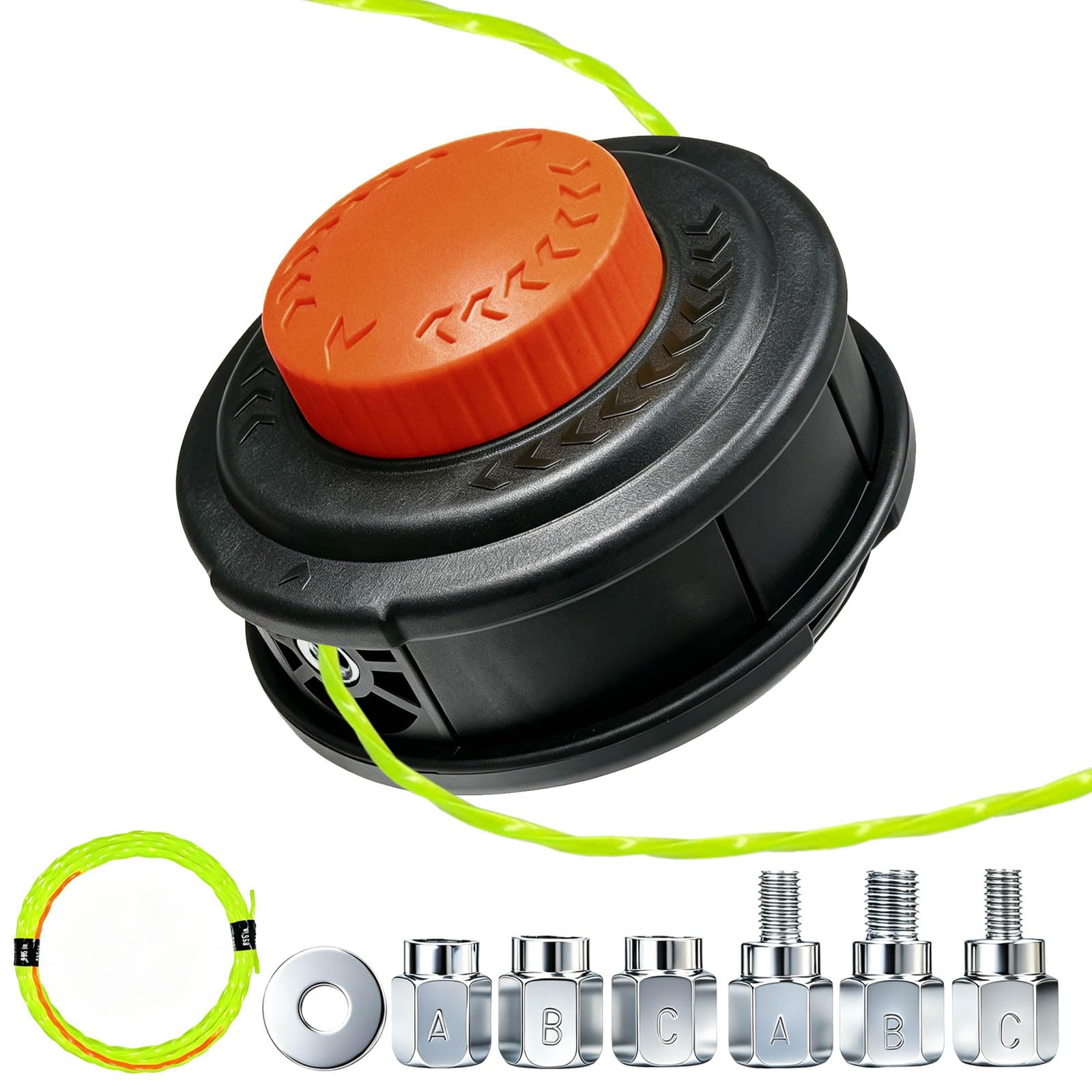Photo 1 of **DIRTY**
SIMUSI Universal Weed Eater Head, Speed Feed Trimmer Head String Trimmer Head Weed Wacker Head Replacement for Echo, Ego, Dewalt, Stihl, Husqvarna Trimmer Weed Eater, with 14FT/0.095 Trimmer Line