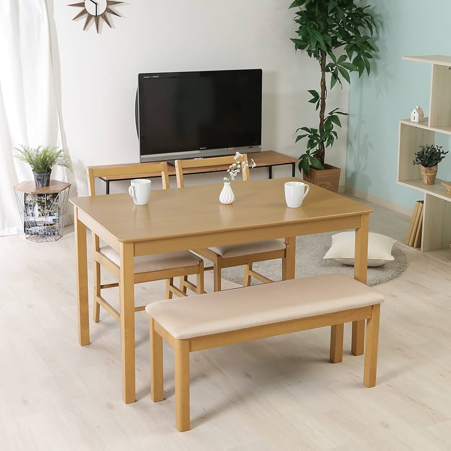 木製テーブル　120×45　ナチュラル rochelobe-furniture_sk-0114