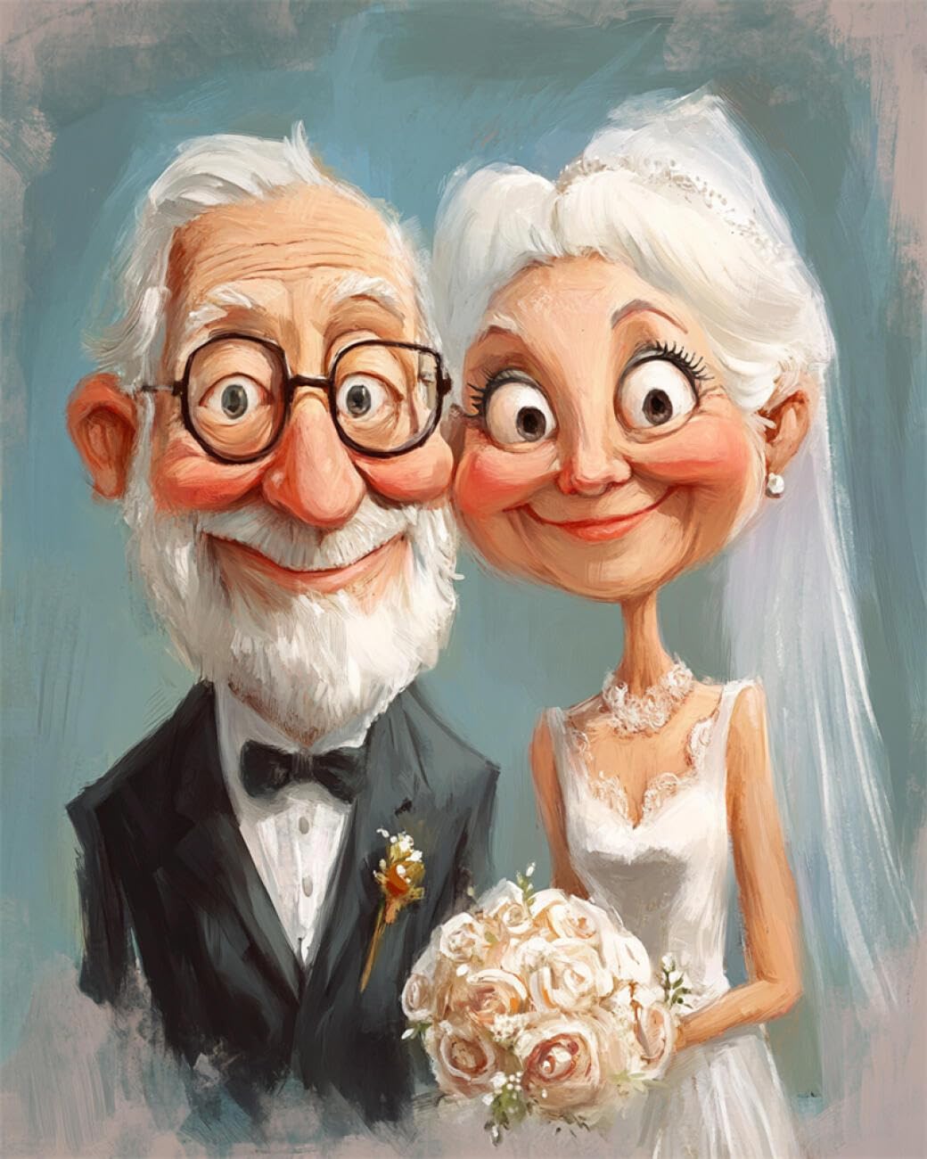 RKFLGEW 14CT Stamped Cross Stitch Kit Wedding Embroidery Kit for Beginners Adult DIY Cross Stitches Needlepoint Set Home Decoration 40x50cm