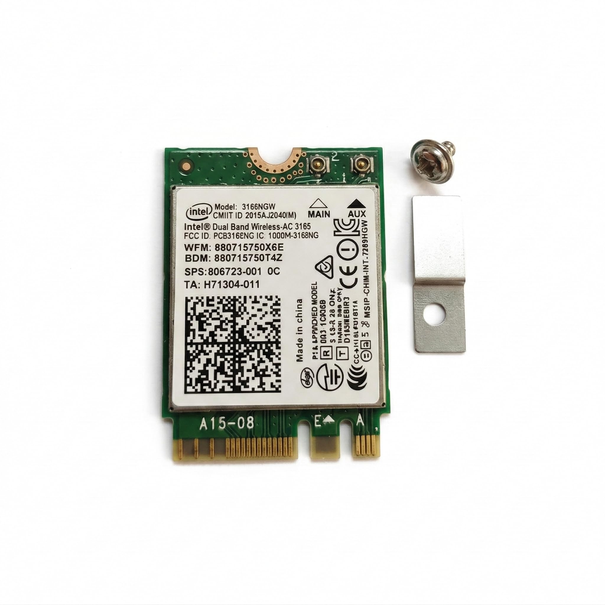 Intel Dual Band Wireless-AC 3165 3165NGW NGFF M.2 WiFi Card-picture-23