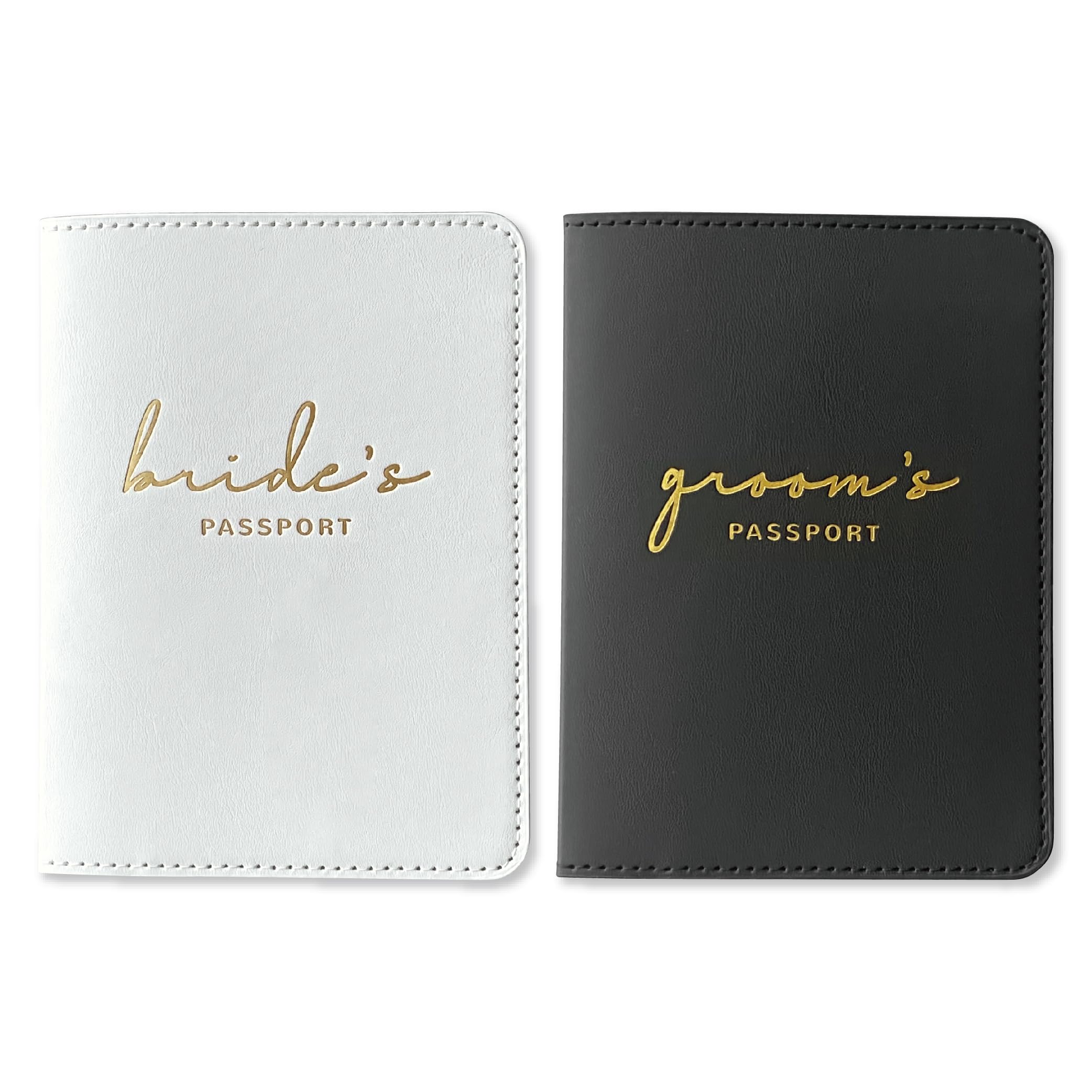 Funda para Pasaporte para Esposo y Esposa, Regalos de Boda para Parejas, Soporte para Pasaporte para Viajes, artículos Esenciales de Viaje de Luna de Miel