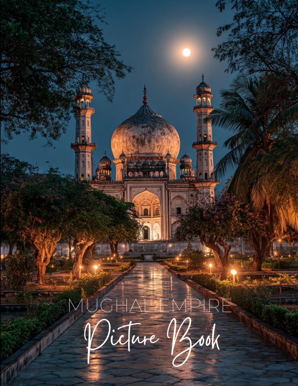 Mughal Empire Picture Book: A Photographic Journey Through Marble Mausoleums, Fortress Palaces, and Gardens of Paradise