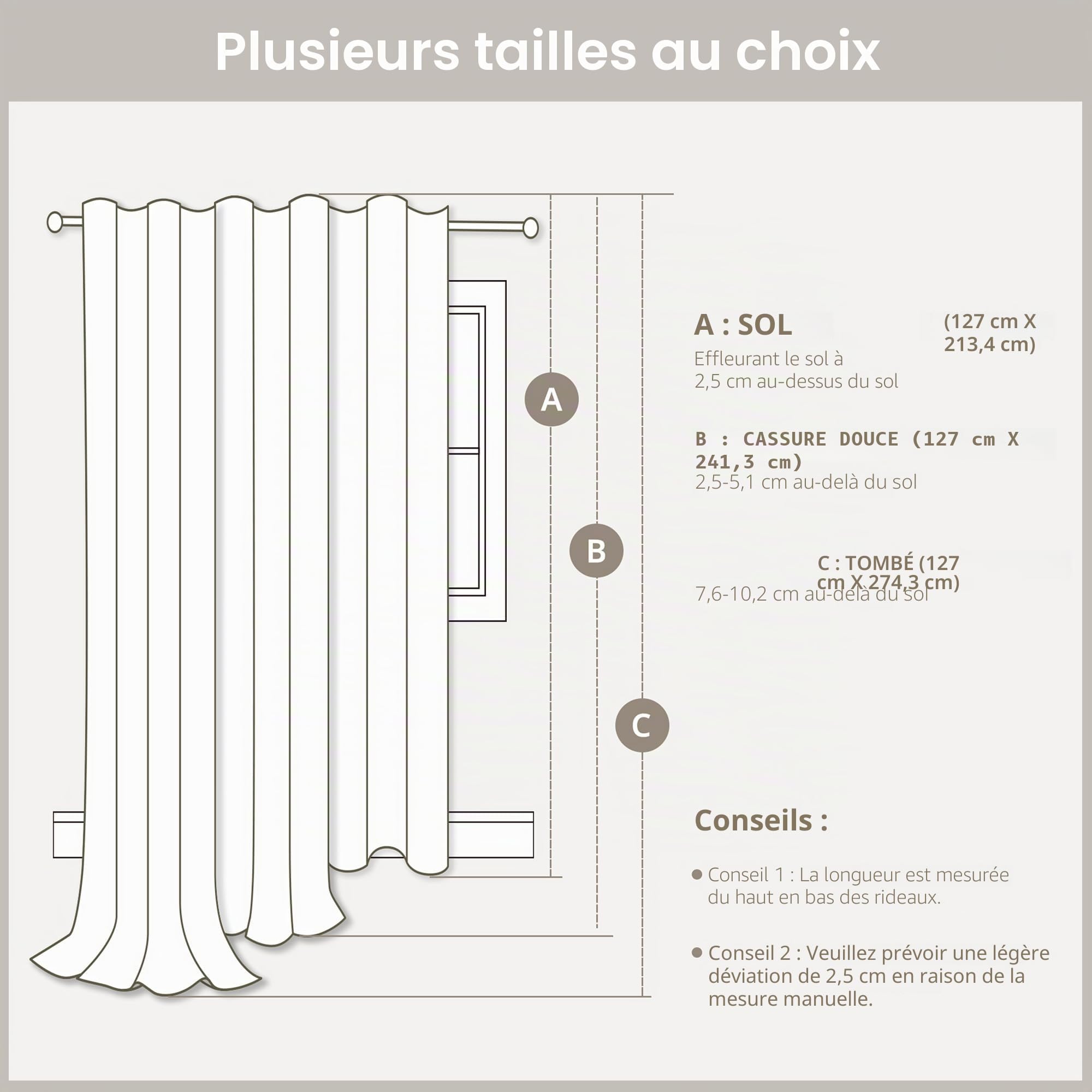 INK+IVY Imani Rideau à Panneau Simple touffeté 100% Coton Chenille à Rayures géométriques Aspect Milieu du siècle avec Passe-Tringle pour Salon, Chambre à Coucher, 127 x 213,4 cm, Ivoire