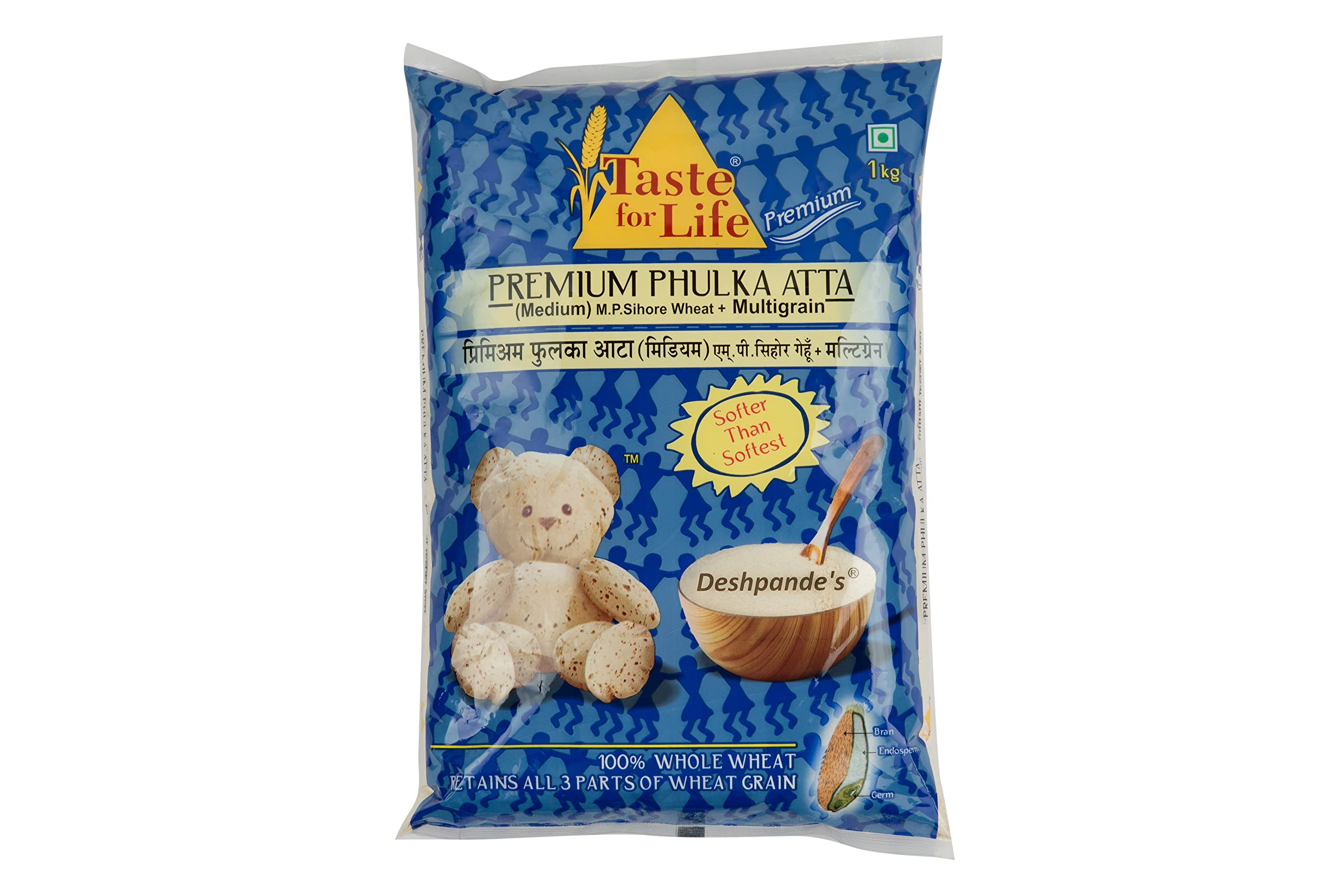 Taste for life M.P Sihore Wheat + Multigrain (Medium) 1 kg (B09Q37MNW1) Amazon Price History, Amazon Price Tracker