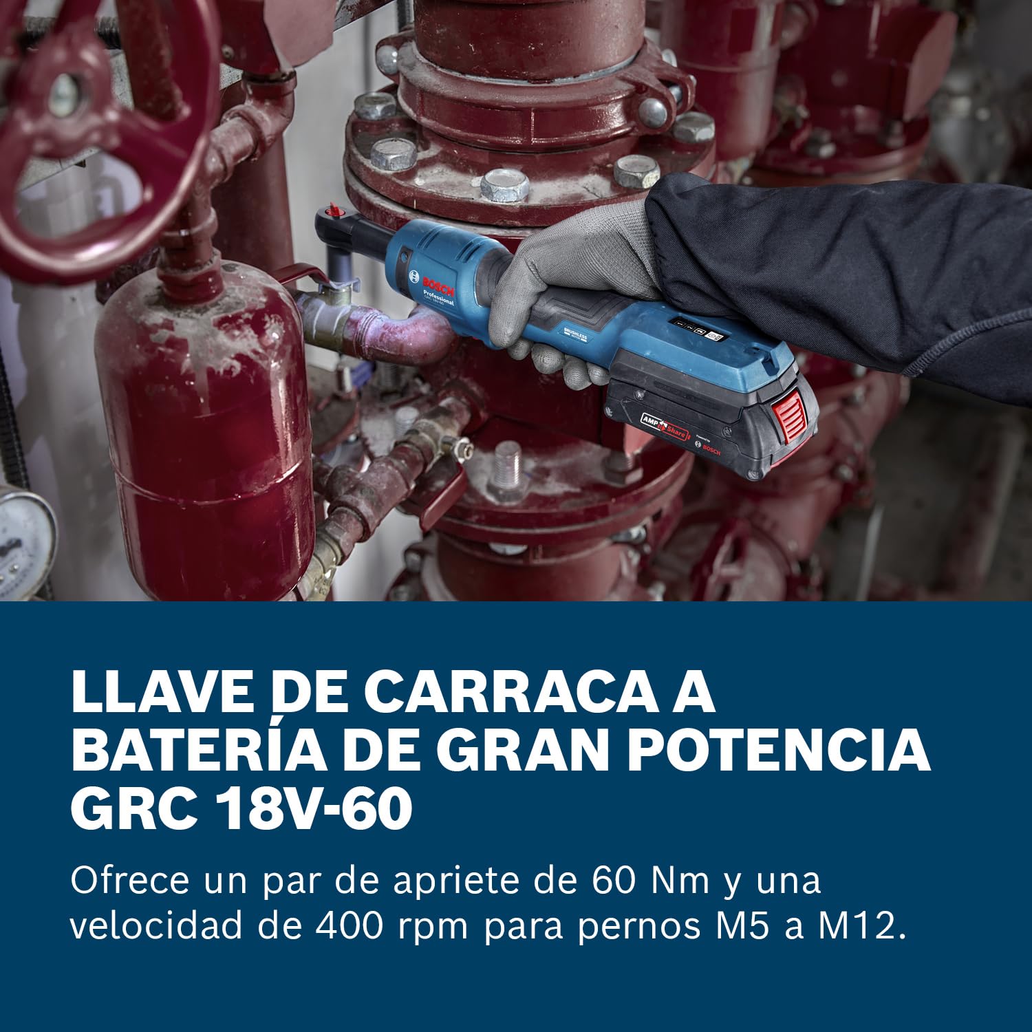 Bosch Professional 18V System llave de crique a batería GRC 18V-60