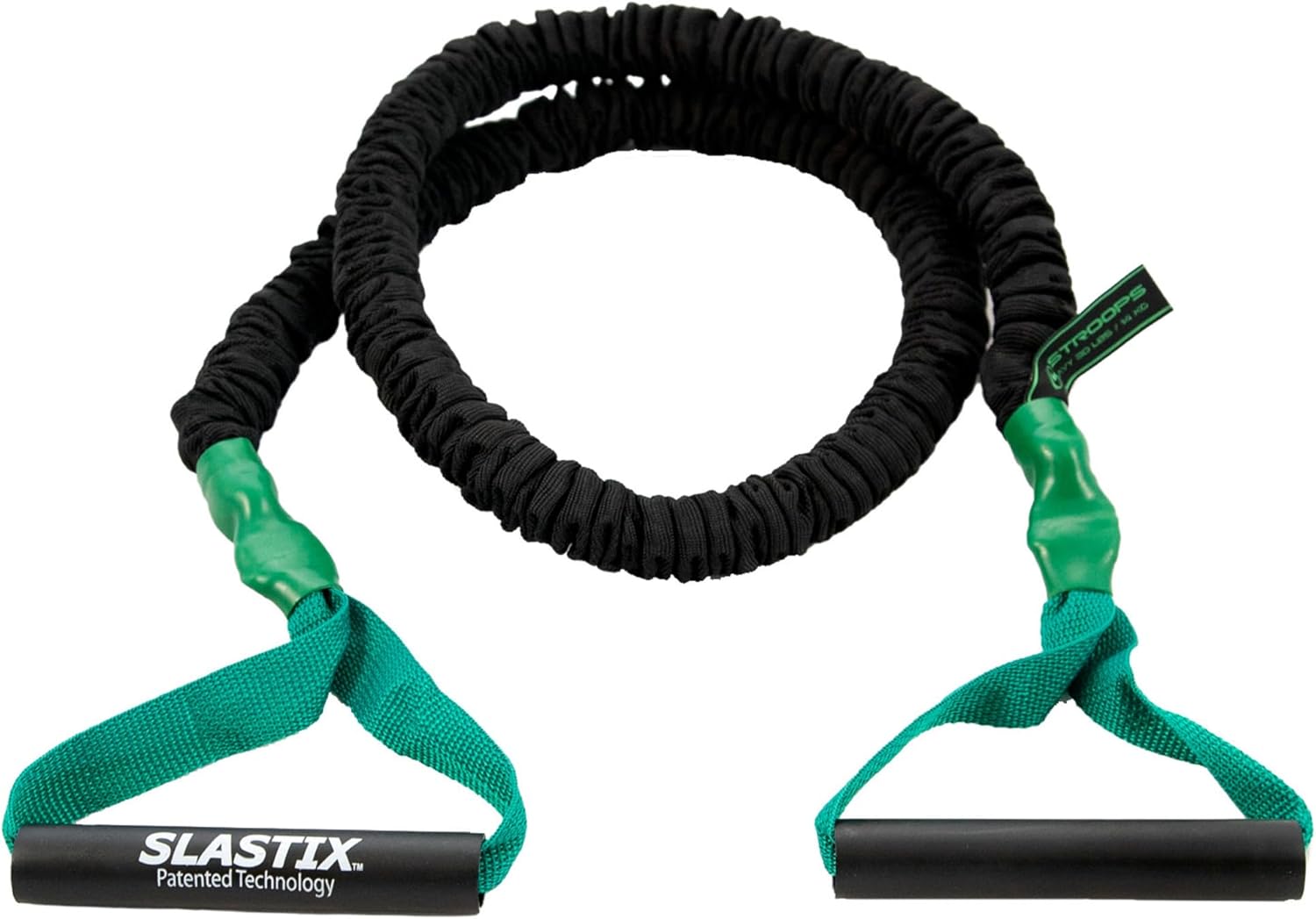 Stroops Slastix Toner Resistance Bands with Handles | Safe Sleeve Exercise Bands for Strength Training, Full Body Workouts, and Home Gym Fitness