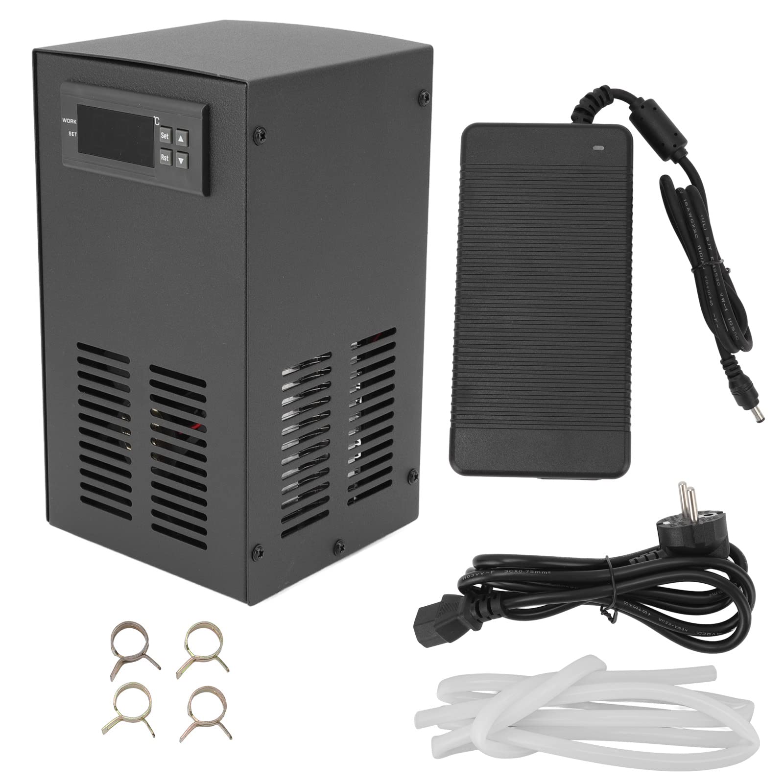 Refrigeratore per Acquari, Tranquillo Elettronico ad Alta Potenza e Basso Consumo Energetico Dispositivo di Raffreddamento per Acquario per Serbatoio dell'Acqua Resh Acquario (#1)