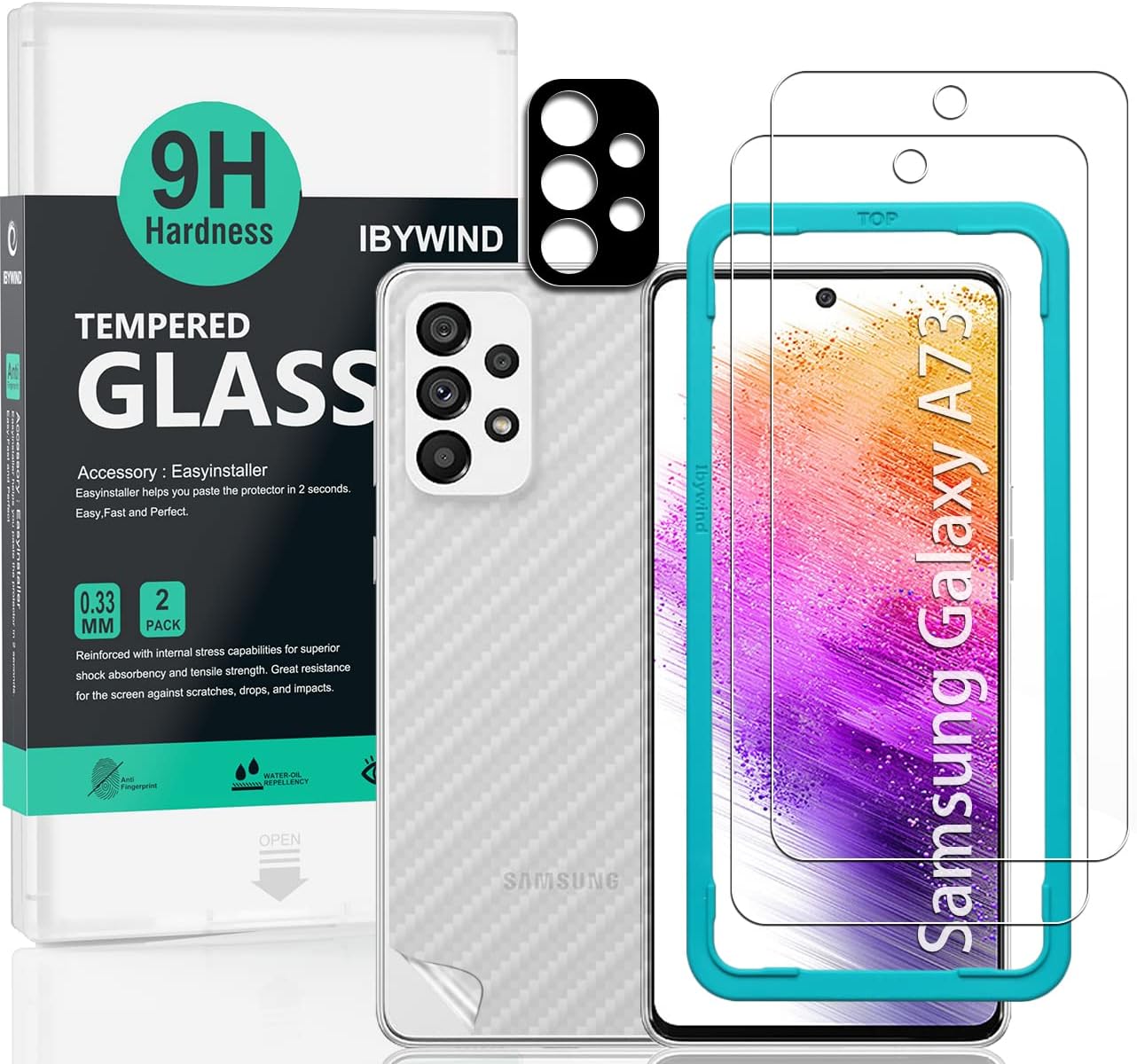 IBYWIND Screen Protector For Samsung Galaxy A73 5G(6.7 Inches),with