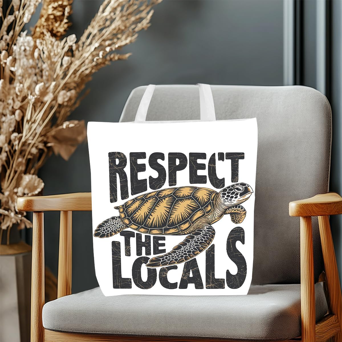 Dog Raccoon Turtle Cow Gifts Beach Bag Canvas Tote Bag Grocery Bags for Women Girls Shopping Travel