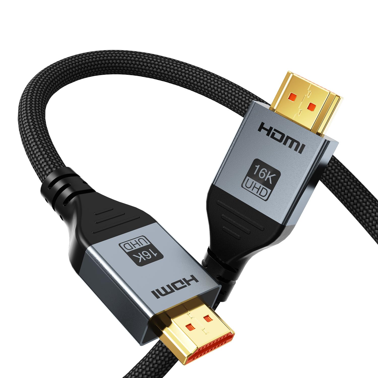 16K Cavo HDMI 2. 2 5M, 96Gbps cavo HDMI ad alta velocità, 16K 60Hz, 8K 60Hz, 4K 240Hz 144Hz 120Hz HDMI 2.1, compatibile con Hdmi 2.1/2.0/1.4, HDCP 2.2/2.3 per Fire TV, HDTV, Laptop
