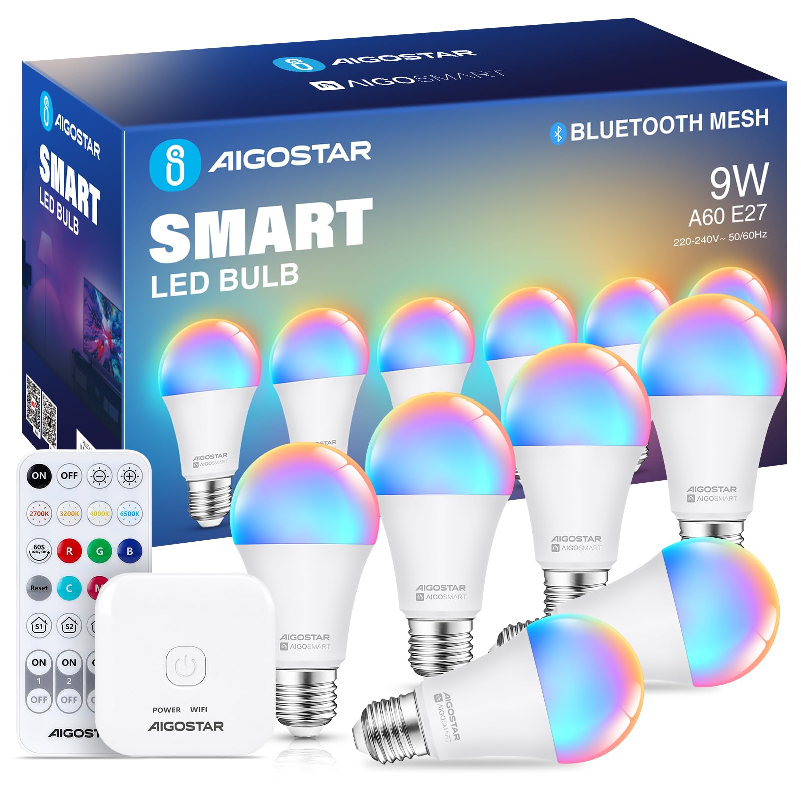 Nedis Smartlife Led-filamentlamp | E27 | 360 Lm | 4,90 W | Warm Tot Koel Wit | 1800–6500 K | Glas | Android™ / Ios | 1 Stuk | Lichtbronnen