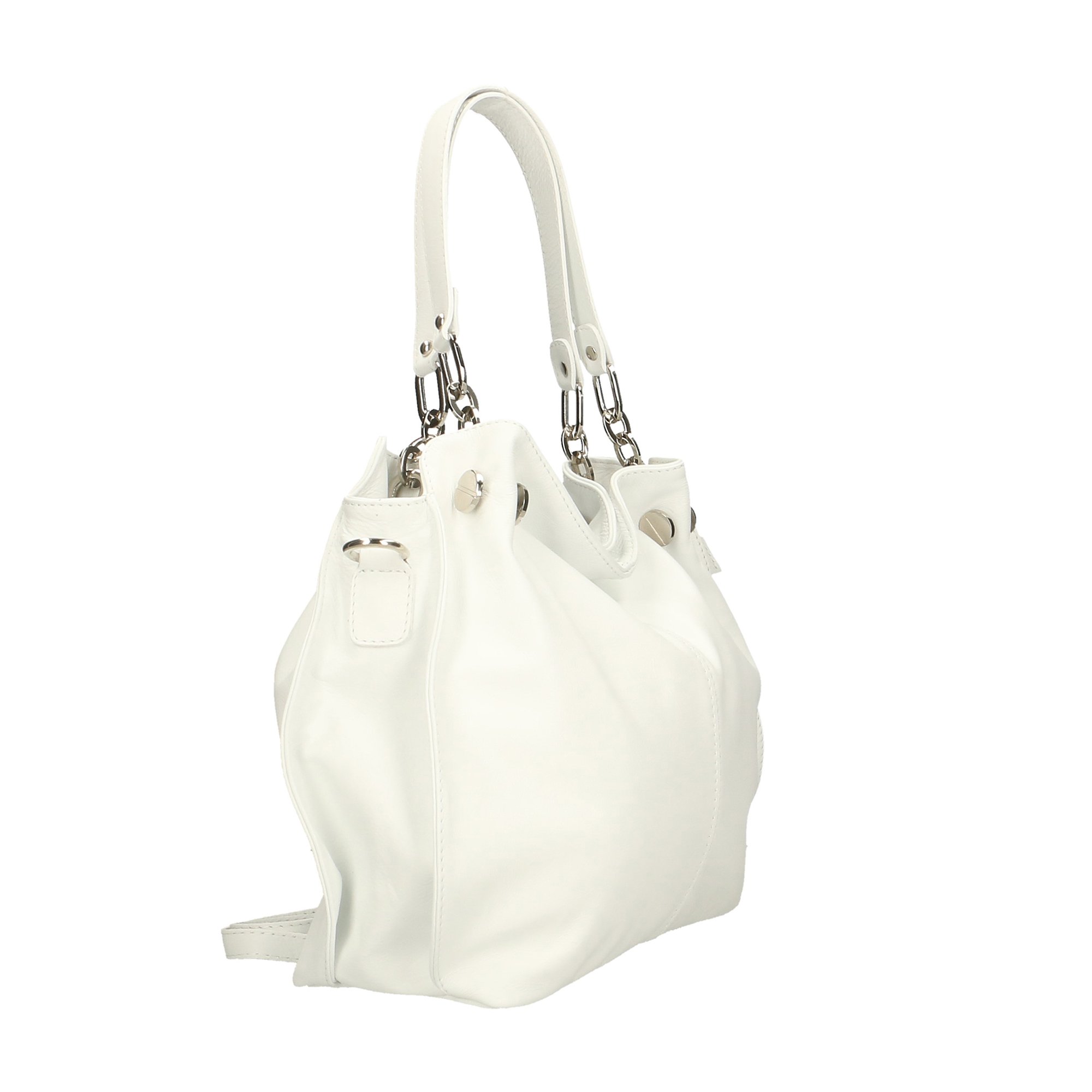Chicca Borse Borsa a Spalla Donna in Pelle Made in italy 38x30x12 Cm