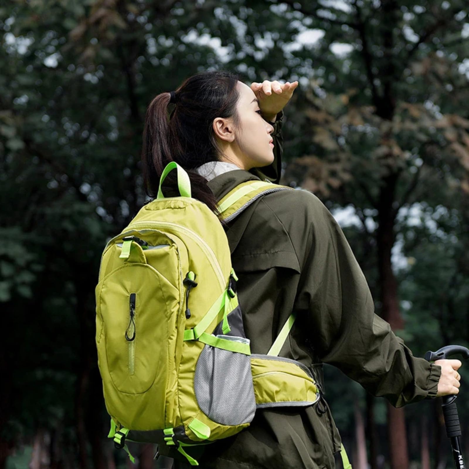 Outdoor Sports Plecak turystyczny Duża pojemność Torba na laptopa Piknik Torba kempingowa, Czarny, L, Casual