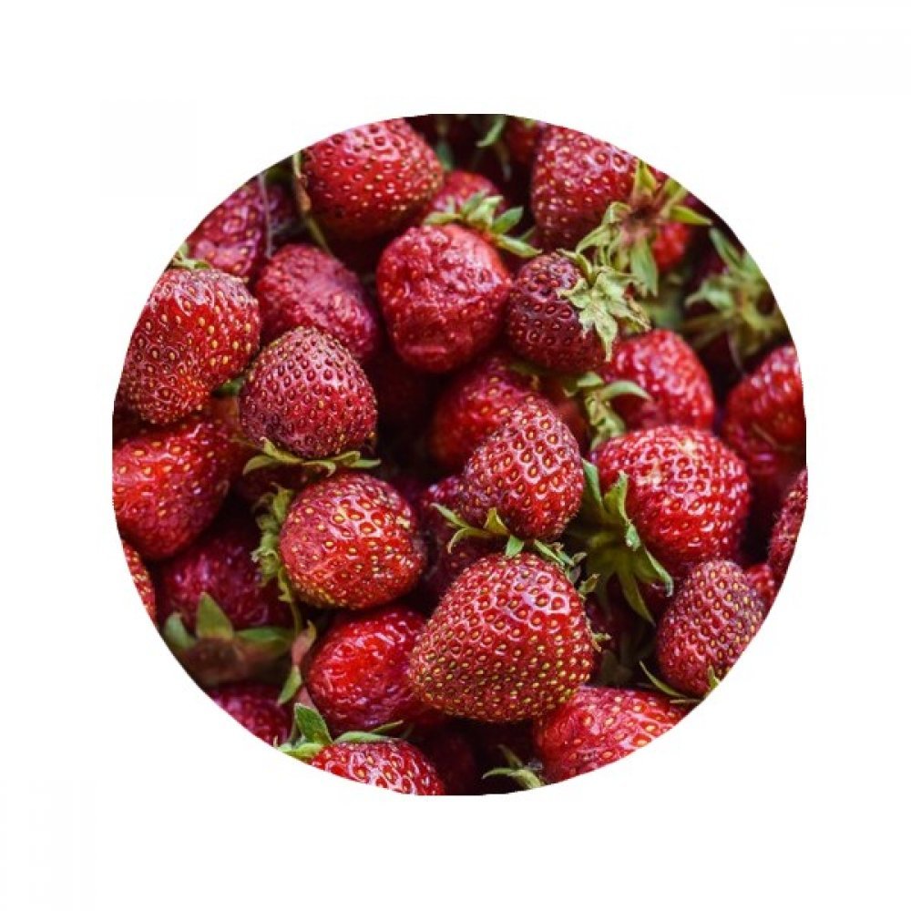 Tapis de cuisine fraises rouges lavable pour décorer la salle de bain et l'entrée