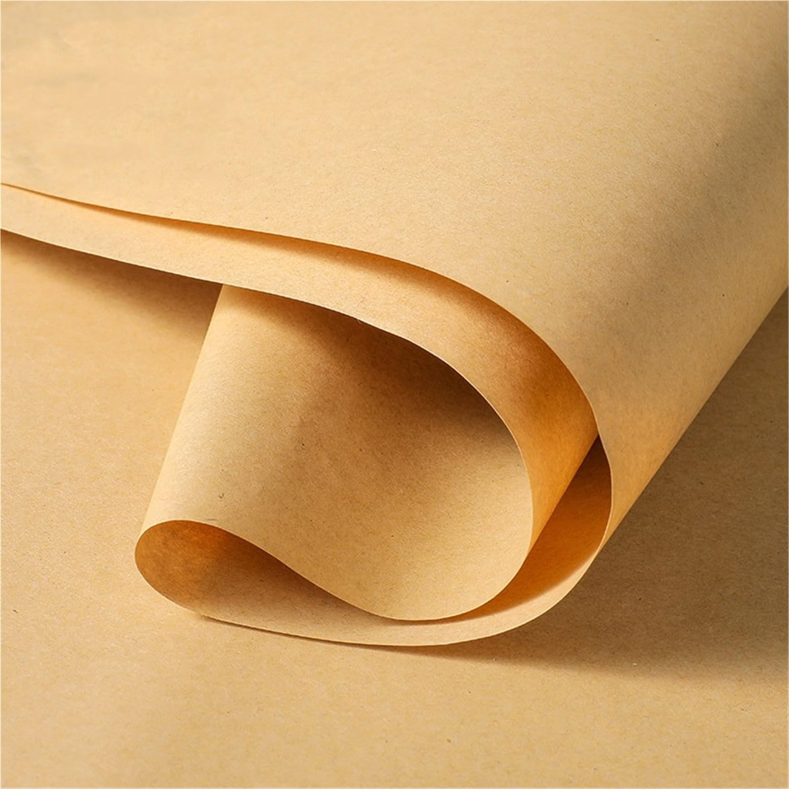 Geschenkpapier 10/50M Brown Kraft Paper Packaging, Gift Wrapping Moving Packing Roll For Painting(50mx45cm)