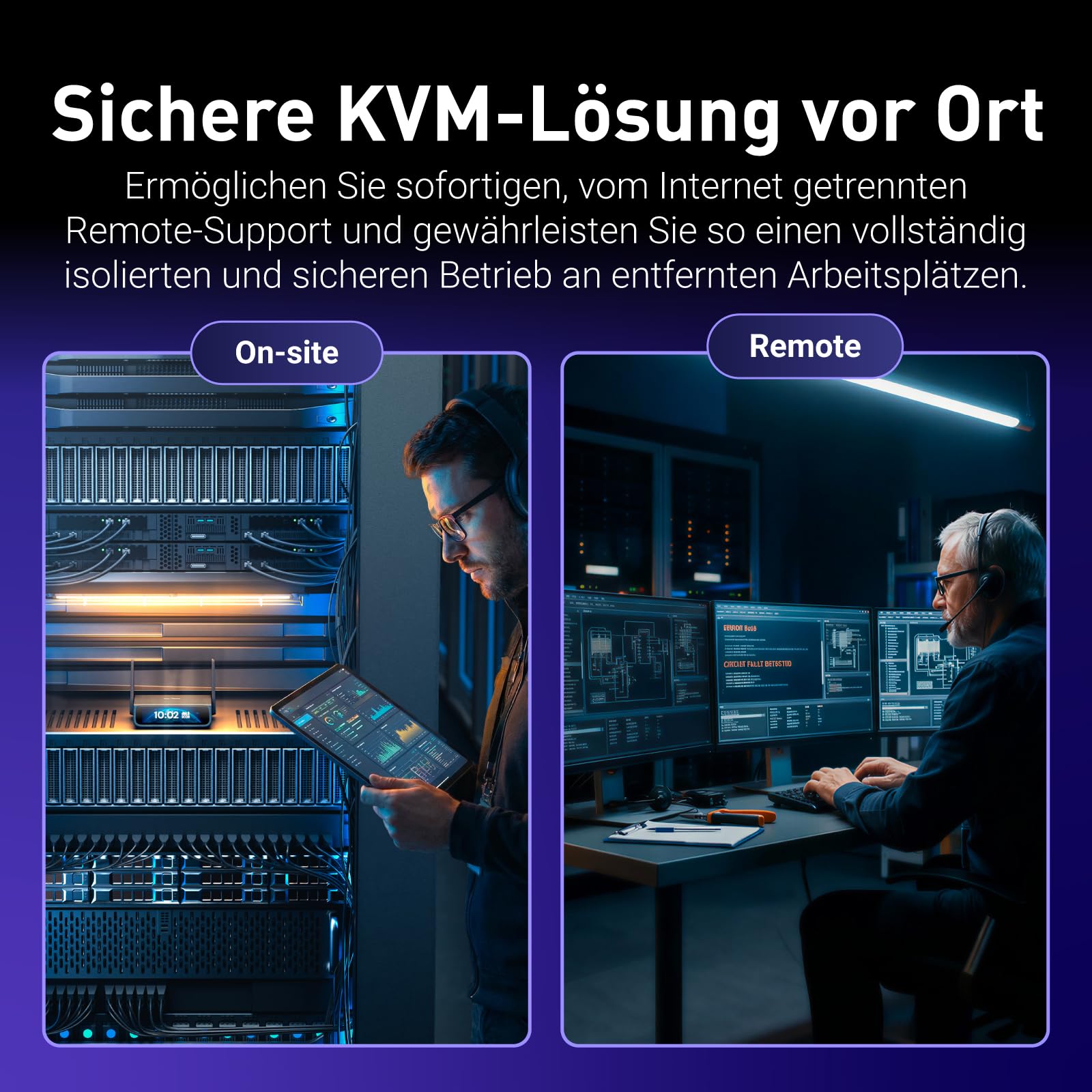 GL.iNet Comet 5G Redcap GL-RM10RC Remote KVM 4K HDMI Touchscreen Wi-Fi 6 | 5G RedCap Multi-WAN Failover Remote-KVM, 3,69-Zoll-Touchscreen, 64GB eMMC-OS-Speicher, H.264 4K mit geringer Latenz