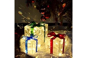 Christmas Decorations Lighted Gift Boxes: A Festive Touch for Your Holiday Décor