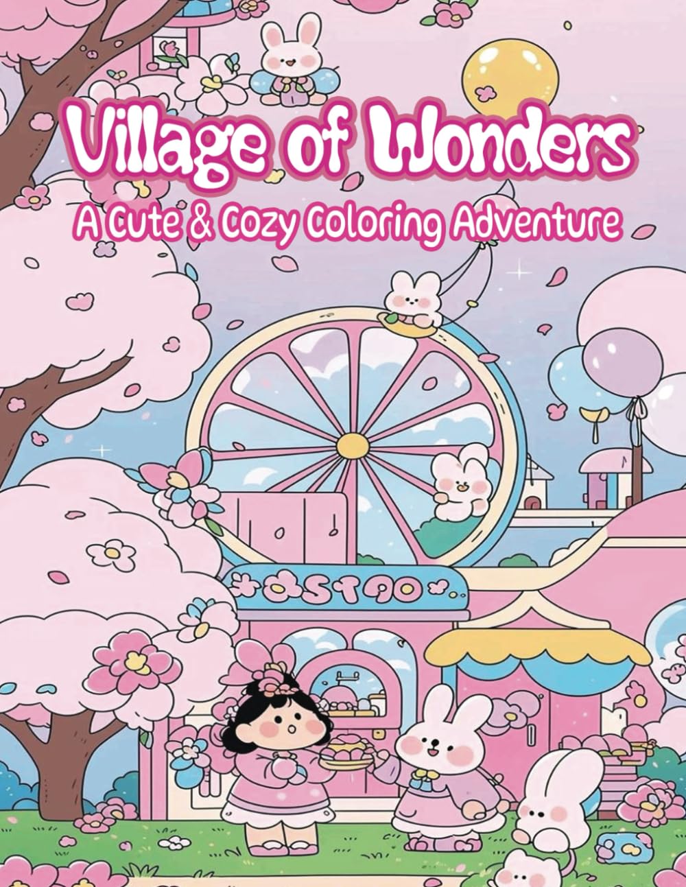 Village of Wonders: A Cute & Cozy Coloring Adventure
