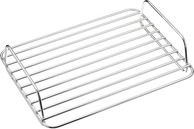 MasterClass Large Roasting Rack, Stainless Steel, 32 x 23.5 x 8 cm