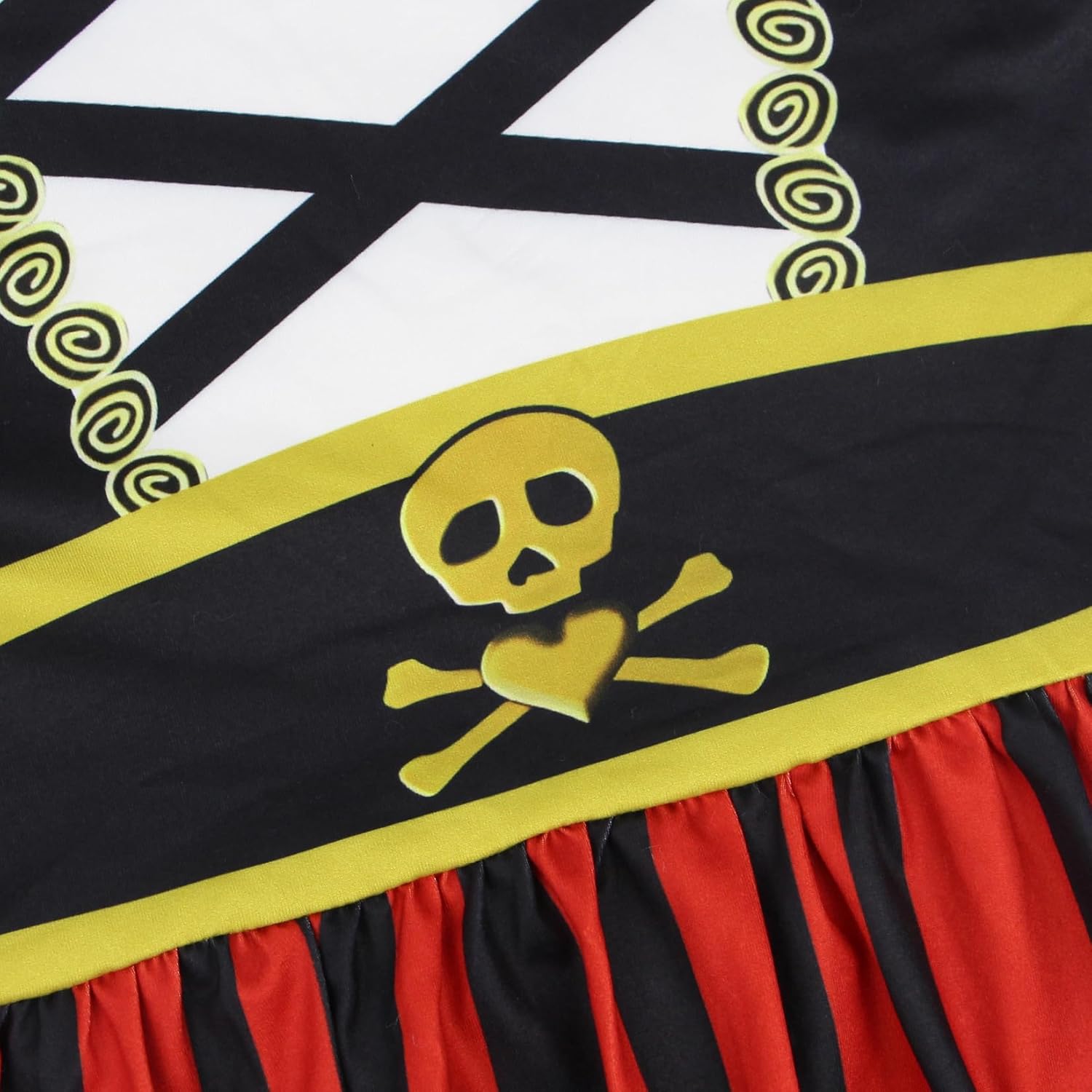 Girls Pirate Dress Toddler Buccaneer Costume Kids Dance Skirt Birthday Party Halloween Role Play Outfits - Image 7