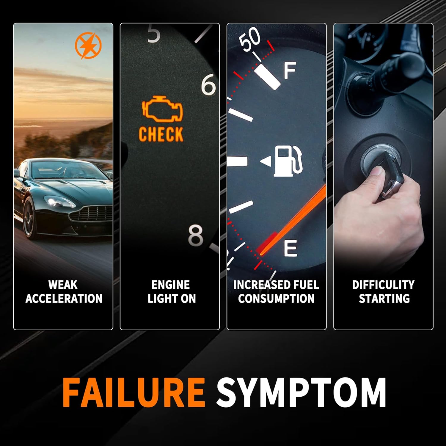 Left & Right Engine Variable Valve Timing VVT Solenoid Fit for Toyota Camry Highlander Sienna Avalon Solara, for Lexus RX300 RX400h 3.0L 3.3L, Replace 917-211 917-214 15330-0A010