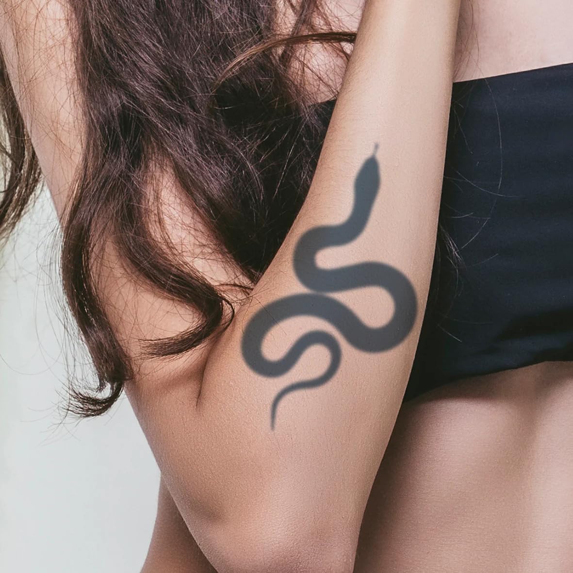 Temporäre Schlangen-Tattoos – Wasserfest, Einfach Anzuwenden & Entfernbar