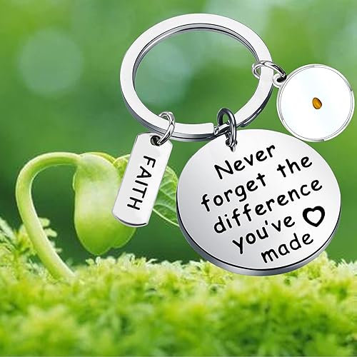 Miniatura 7 de Llavero con diseño de semillas de mostaza para regalo religioso cristiano, regalo nunca olvides la diferencia que has hecho llavero