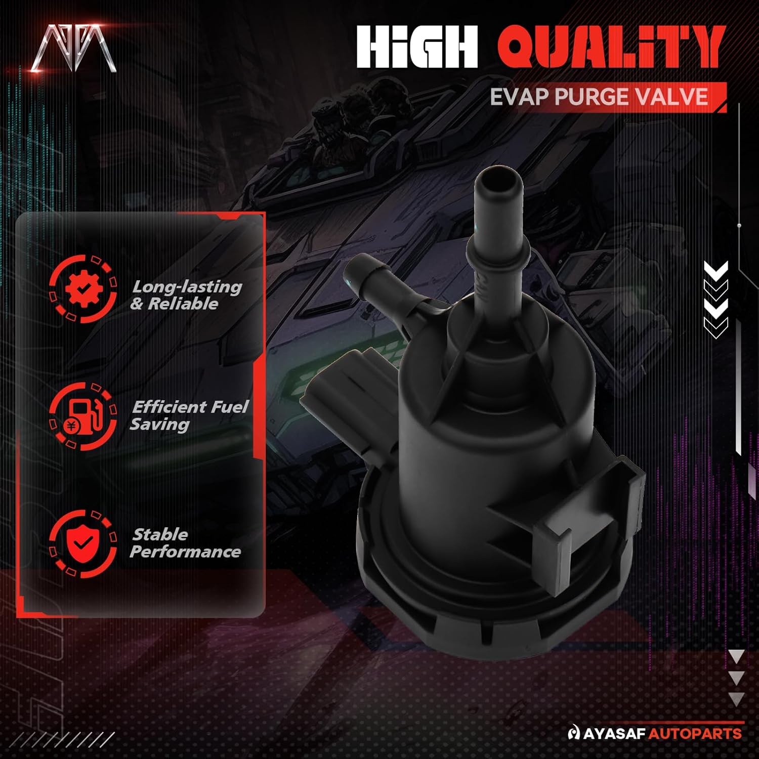 MAYASAF ‎911-486 2M1208 Vapor Canister Purge Solenoid Valve fits for Chrysler 300 2008-2019, for Dodge Challenger/Charger 2008-2019, for Dodge Magnum 2008