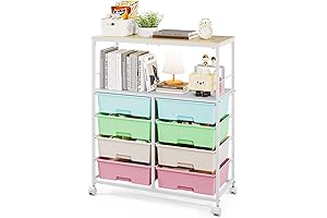 8 Drawers Rolling Rainbow Drawer Organizer