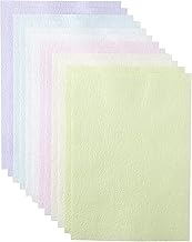 【Amazon.co.jp Exclusive】Washi Kawasumi Japanese Colors Pastel Light Colors Momi Washi Gold and Silver Sprinkle A3 Size Approx. 29.7×42cm 6 Colors 12 Sheets