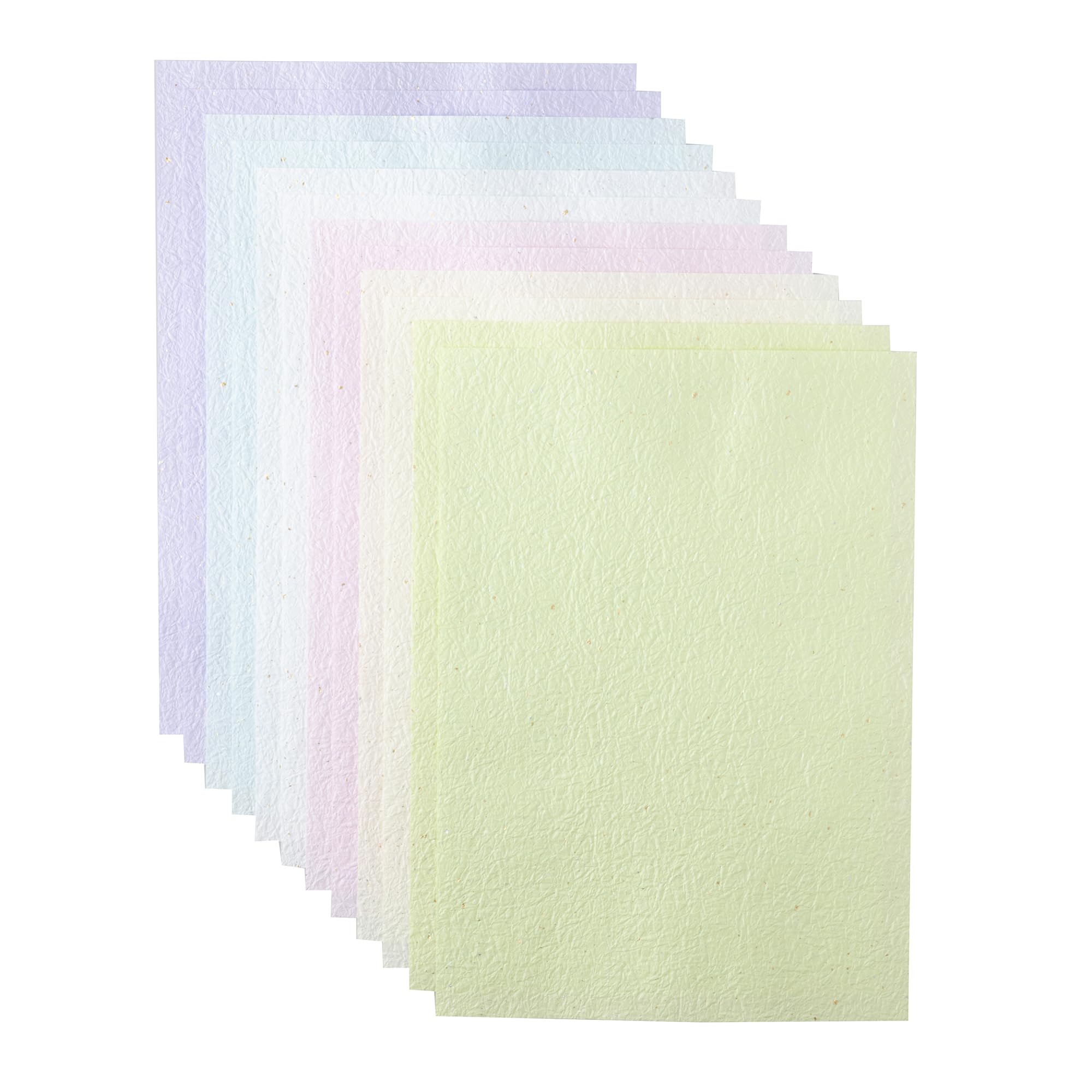 【Amazon.co.jp Exclusive】Washi Kawasumi Japanese Colors Pastel Light Colors Momi Washi Gold and Silver Sprinkle A3 Size Approx. 29.7×42cm 6 Colors 12 Sheets